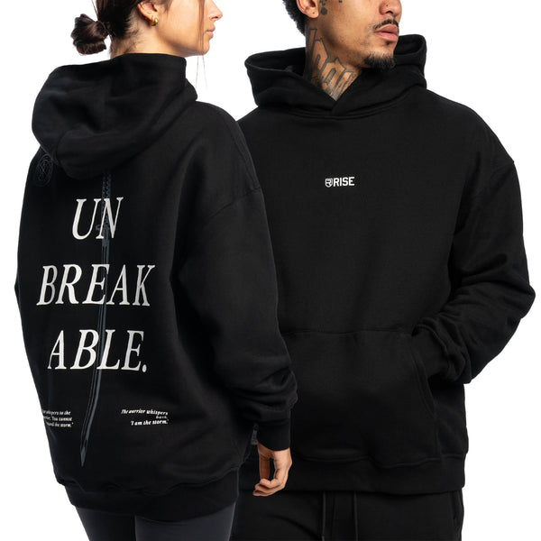 Unbreakable Oversized Hoodie - Black - Rise