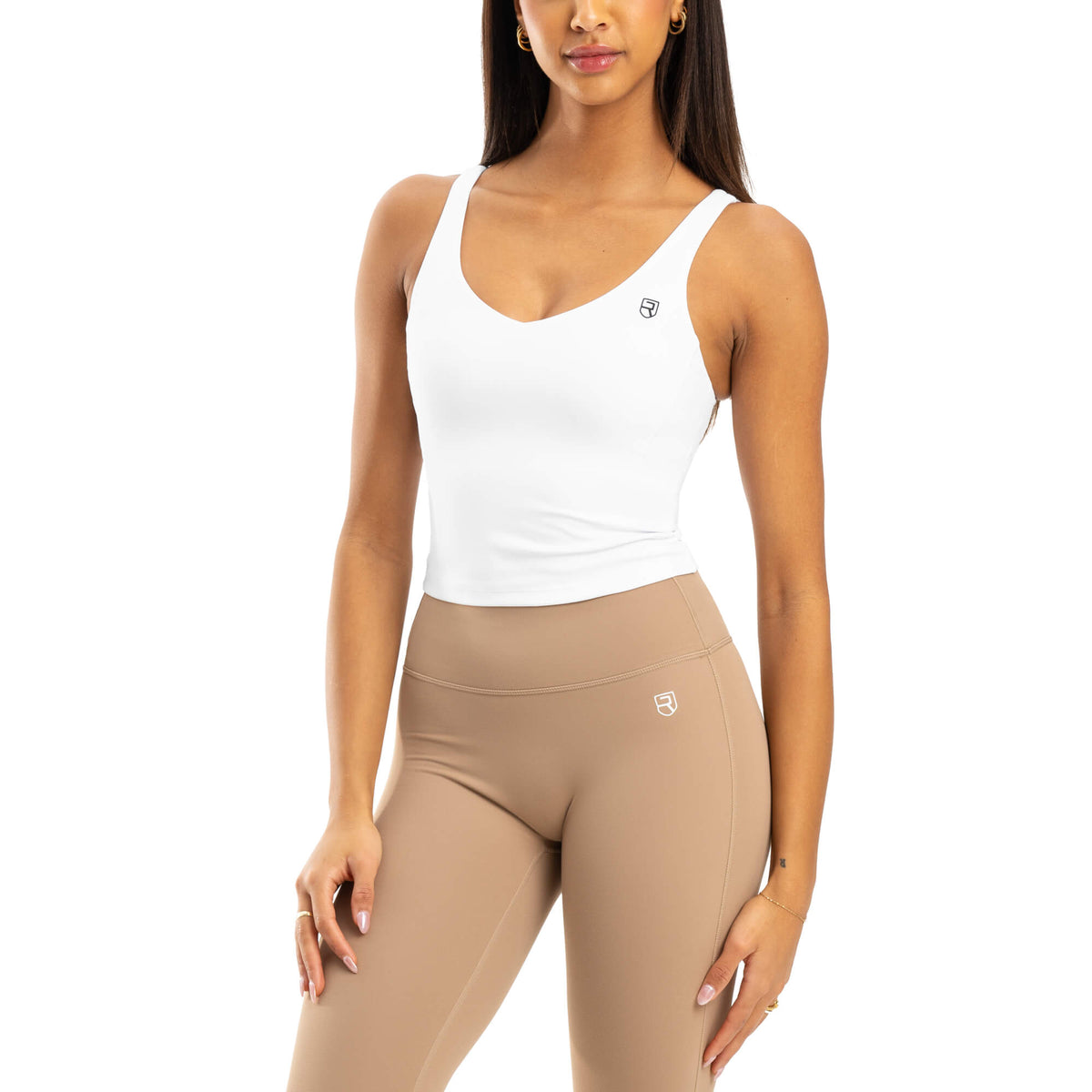 Feels Padded Tank Top - White