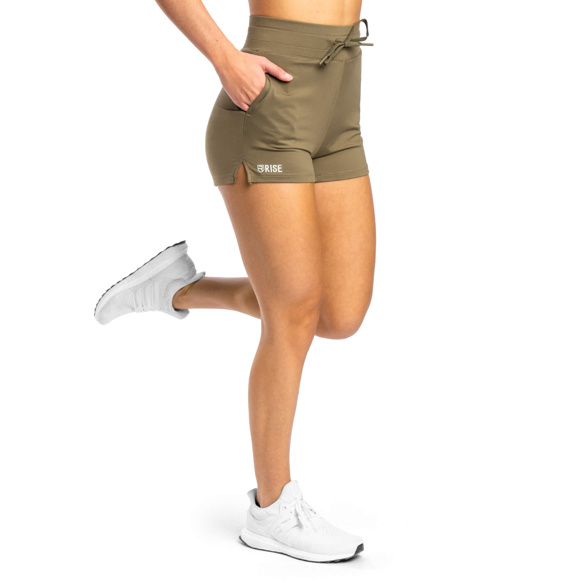Women's Softest Shorts 3" – Army Green