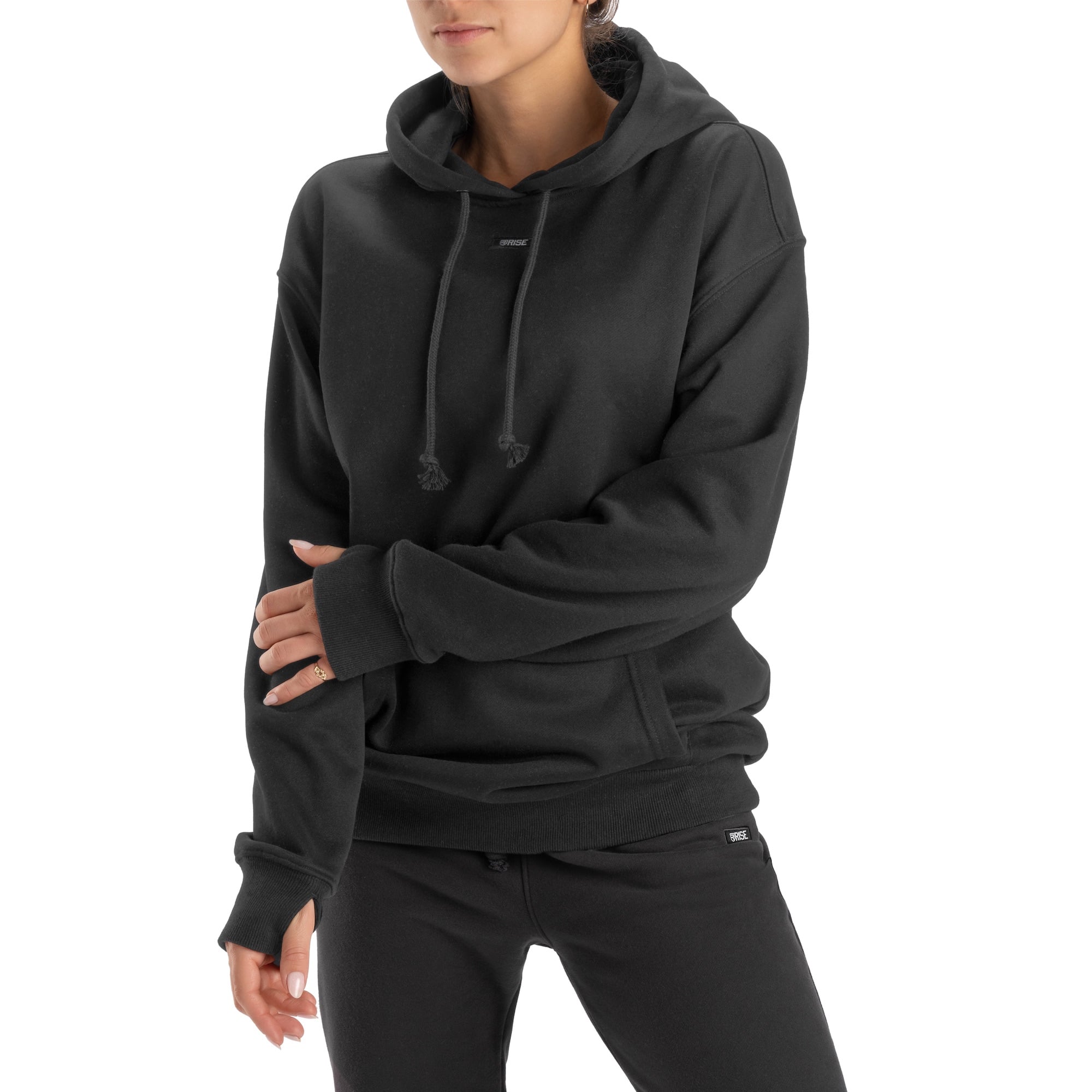 Comfy Hoodie Charcoal Rise