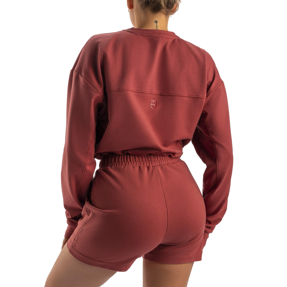 Cozy Crop Crewneck - Pink