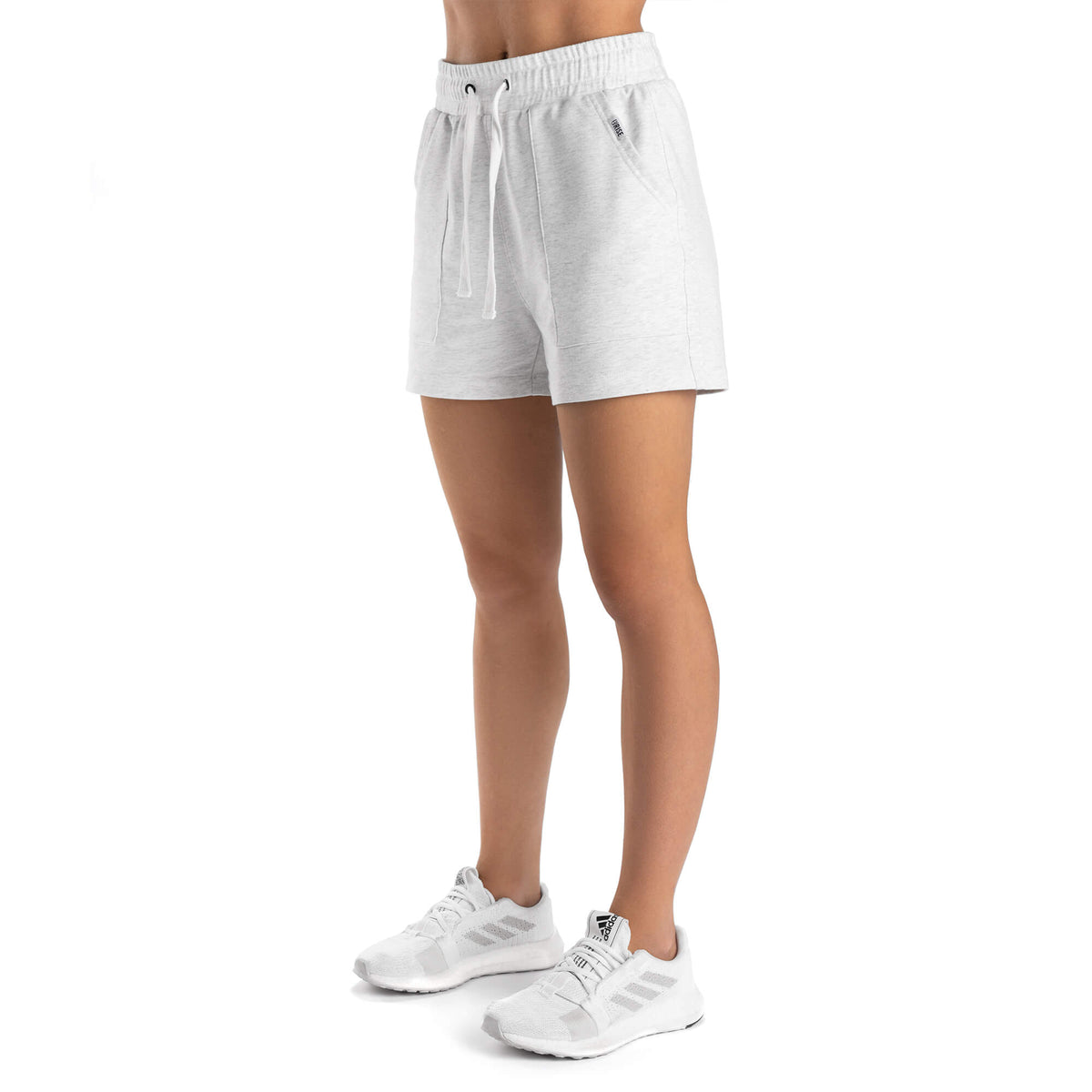 Cozy Shorts - White Marl