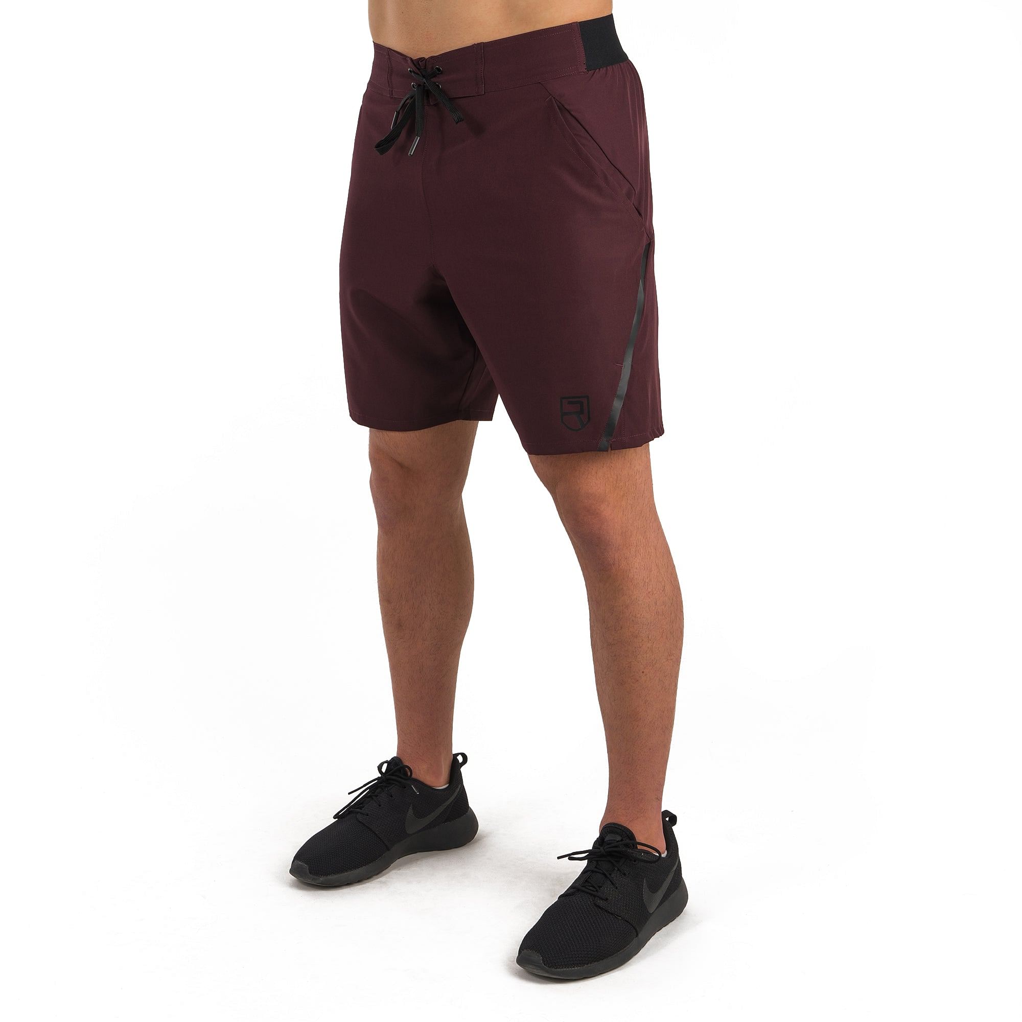 Eclipse Shorts 7" – Burgundy - Rise