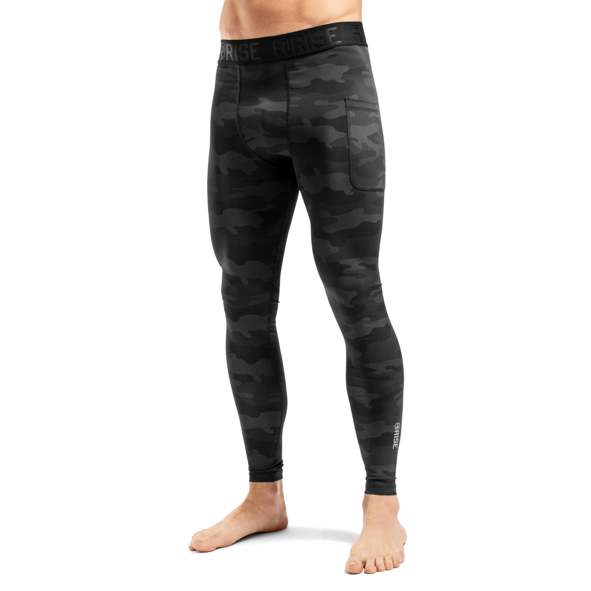 Absolute Compression Pants - Black Camo - Rise