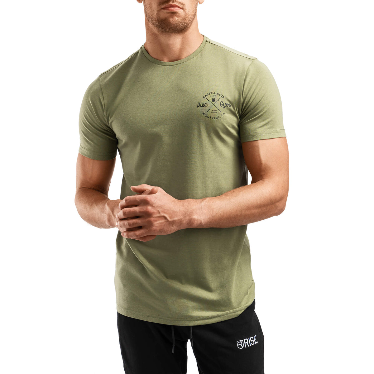 Barbell Club Shirt - Army Green