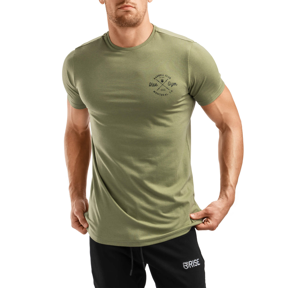 Barbell Club Shirt - Army Green
