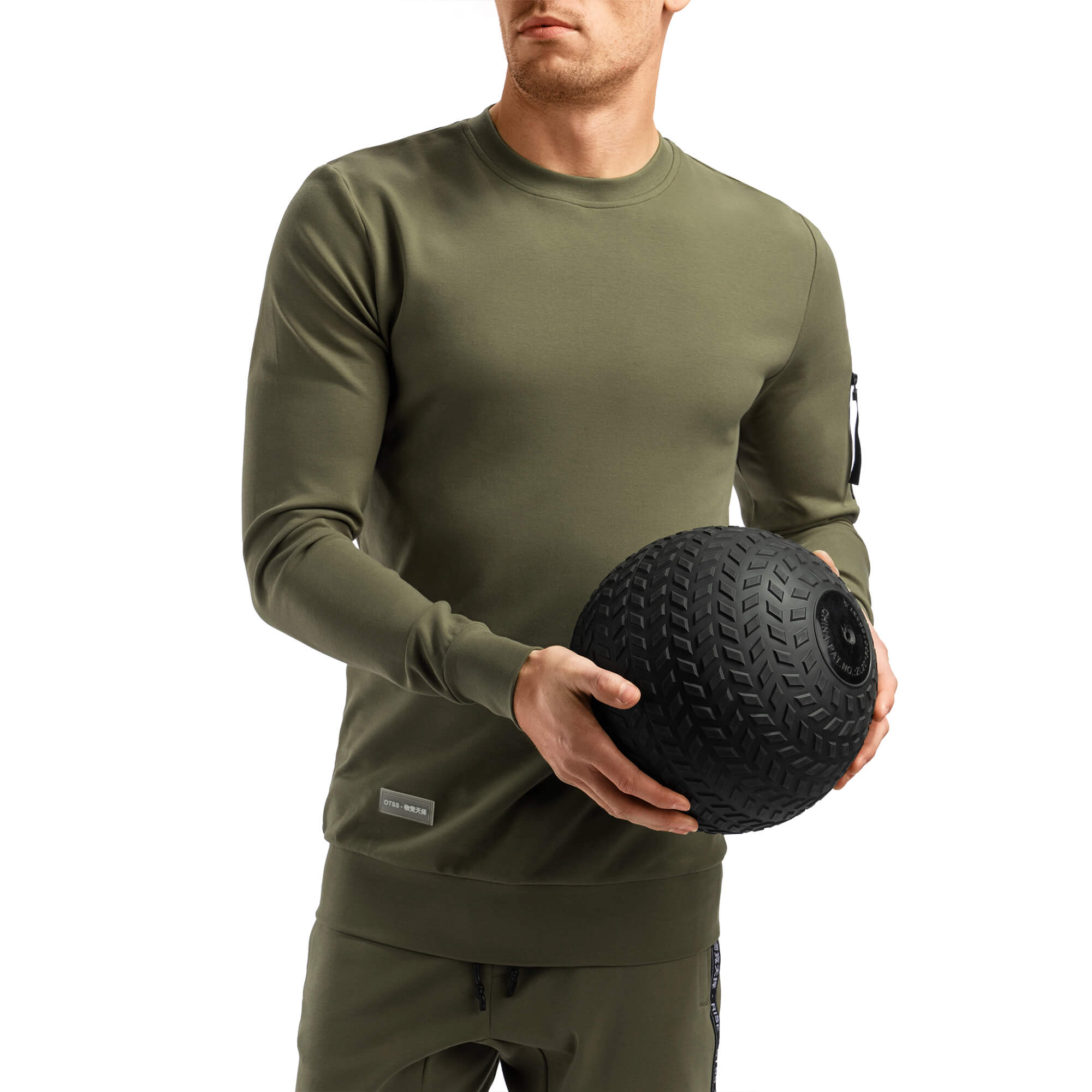 Electro Crewneck - Army Green