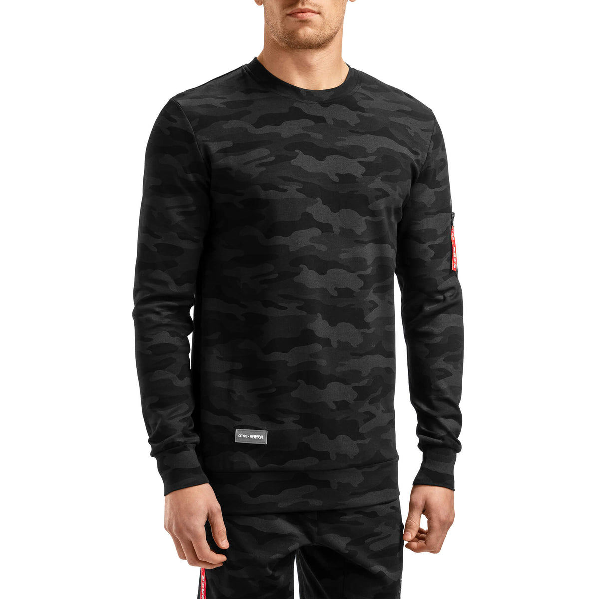 Electro Crewneck - Black Camo