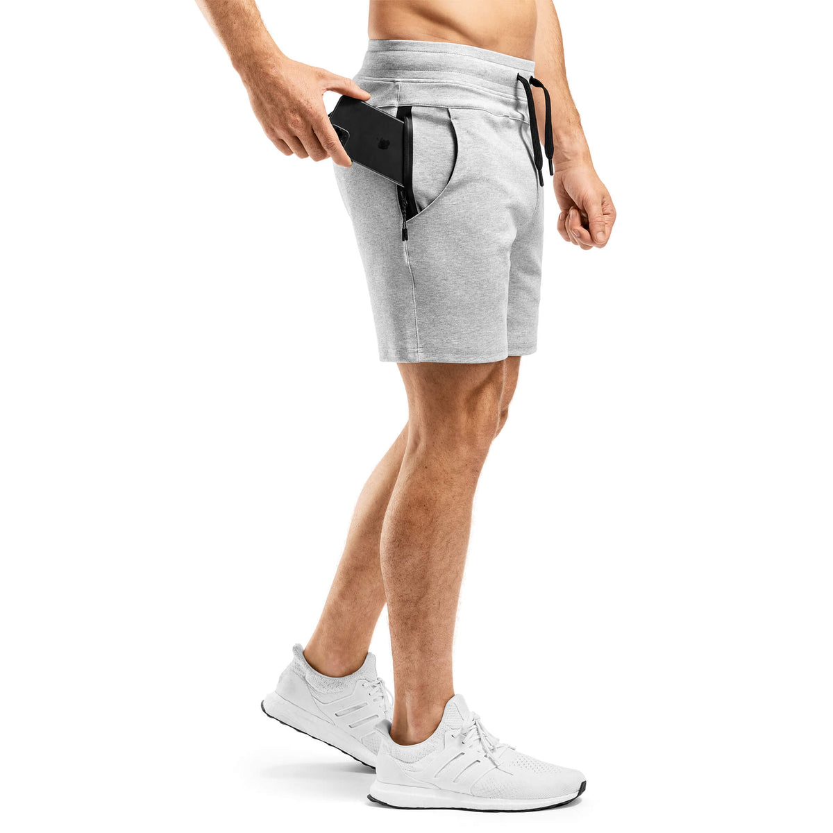 Peak Shorts 7&quot; - Light Grey