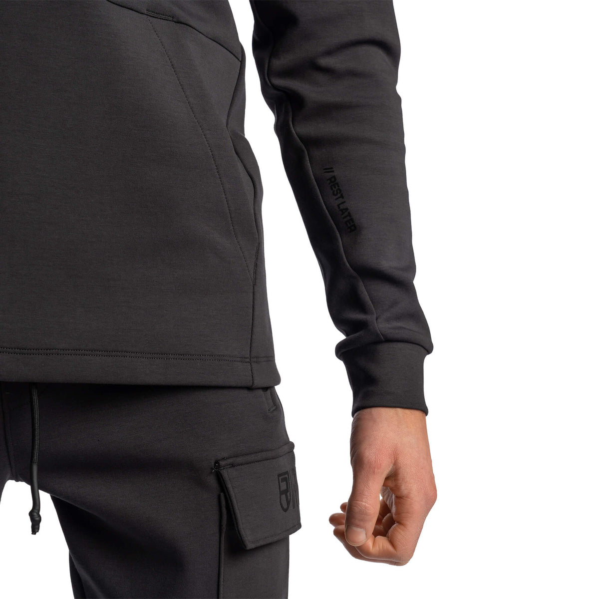 Rest Later Hoodie - Graphite