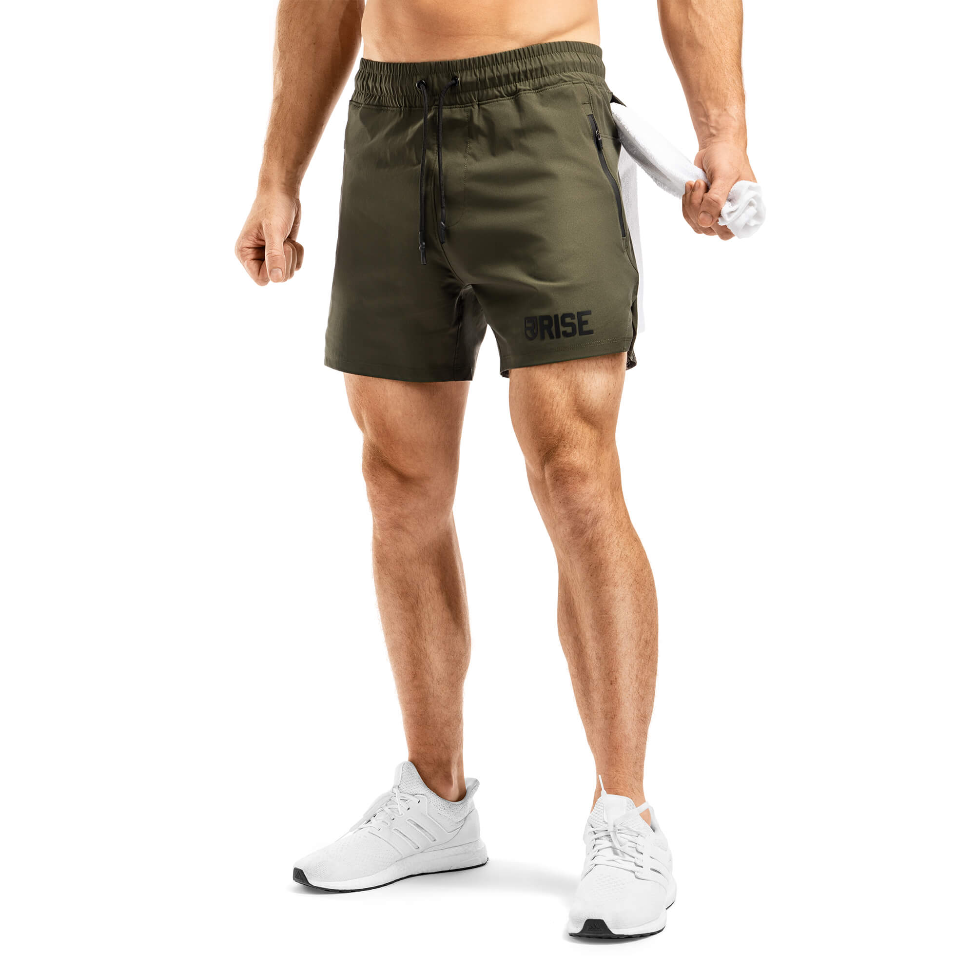 Rest Later Shorts 5" - Army Green