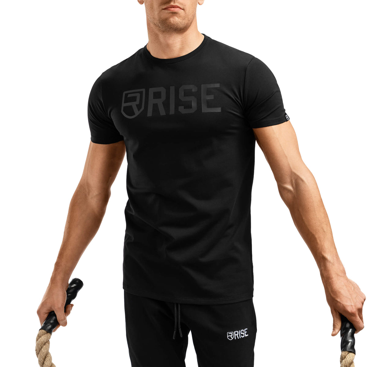 Signature T-Shirt 2.0 - Black on Black - Rise