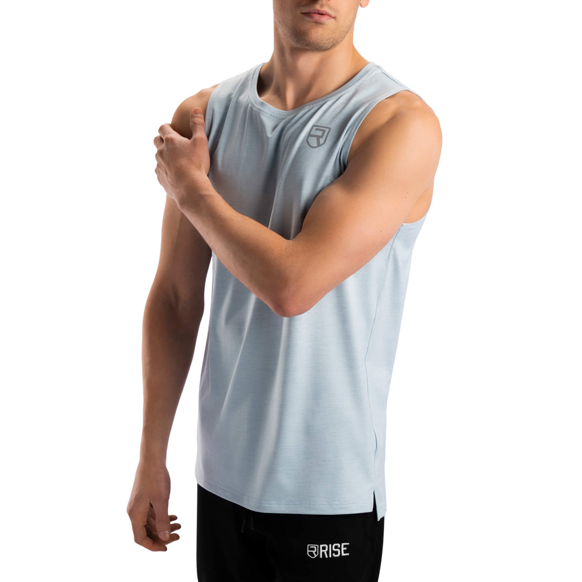 Softest Tank – Light Blue Marl