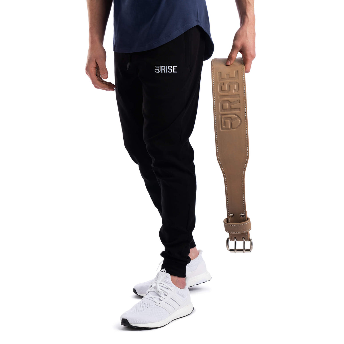 7mm Old School Leather Belt - Khaki