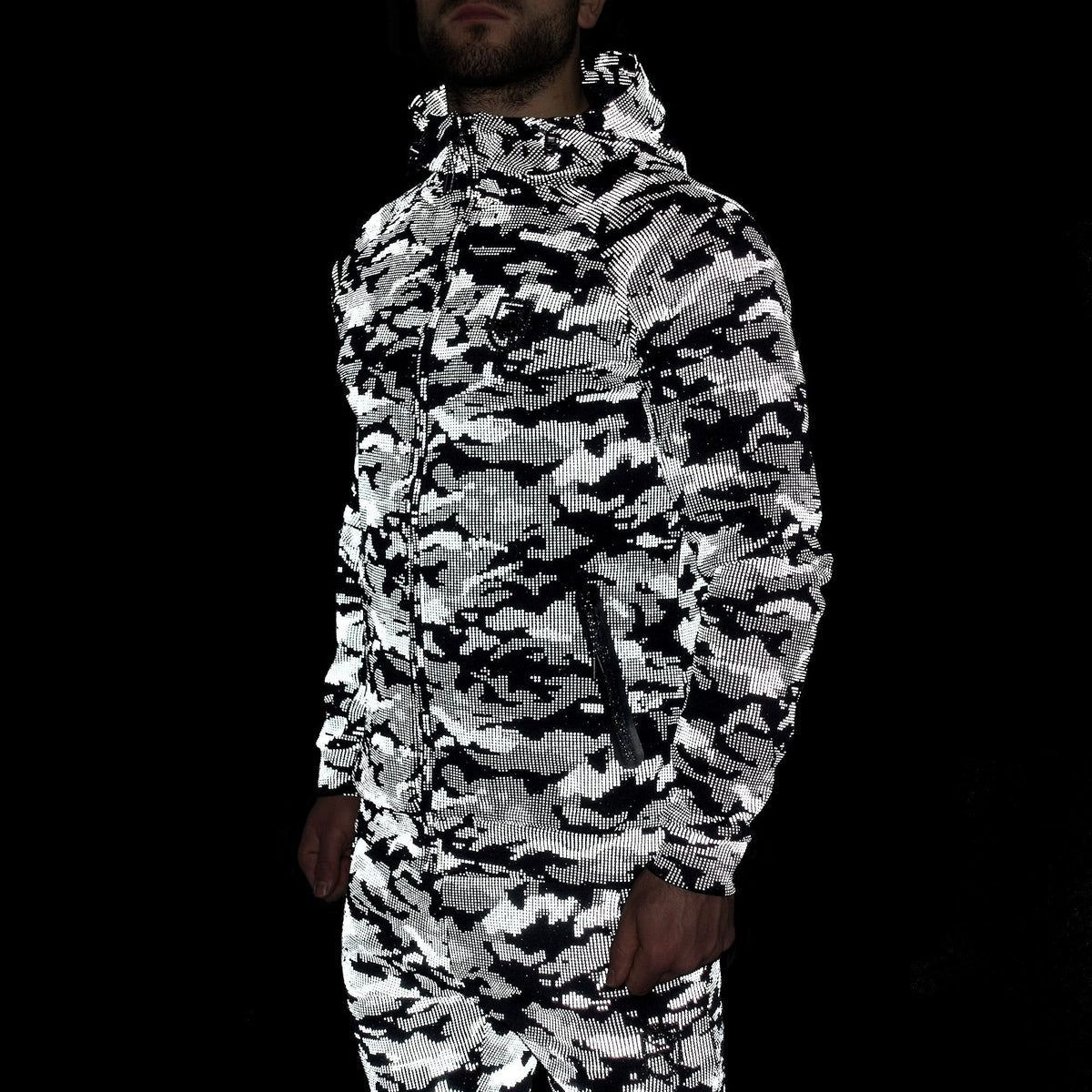 Peak Hoodie – Reflective Camo - Rise