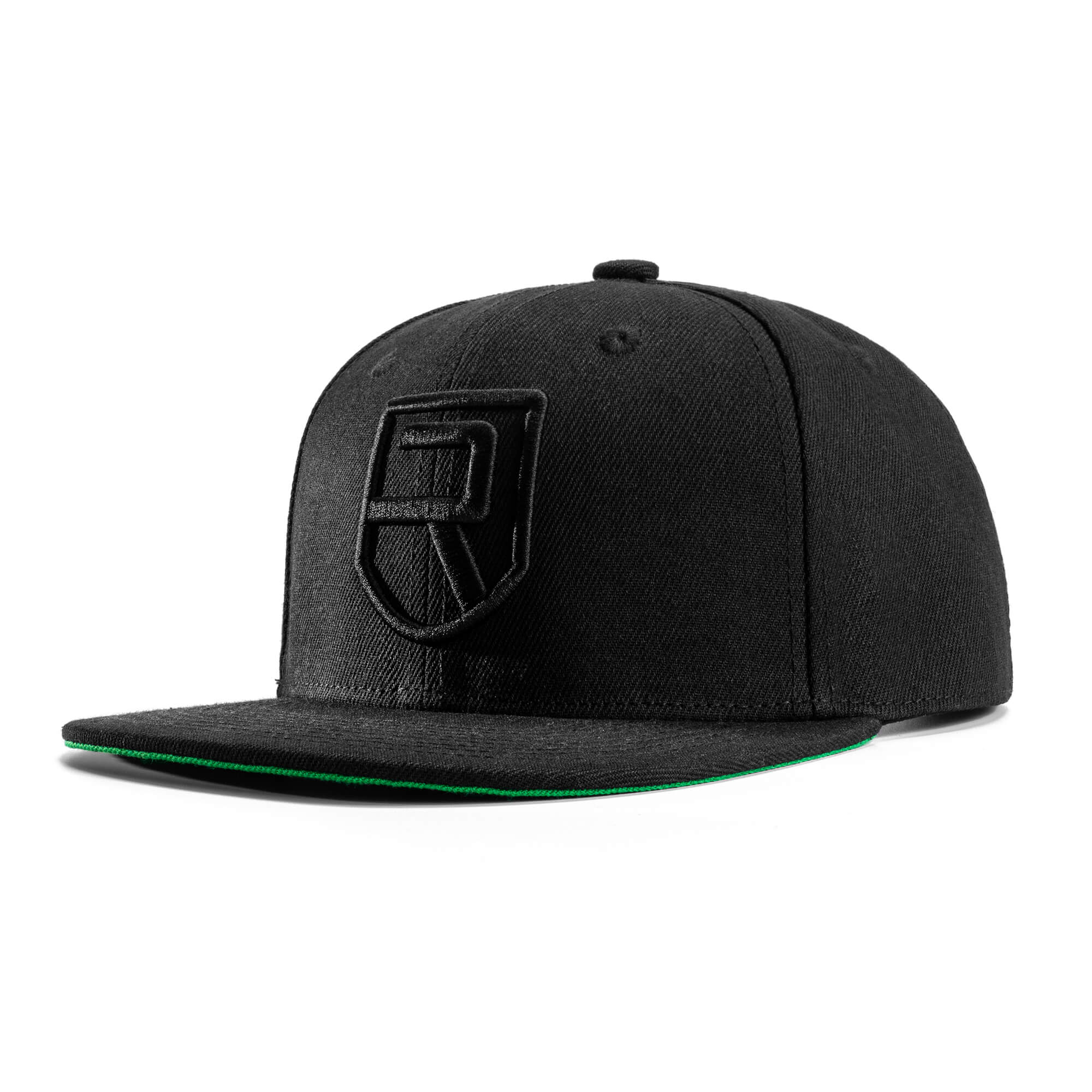 Signature Snapback – Black on Black