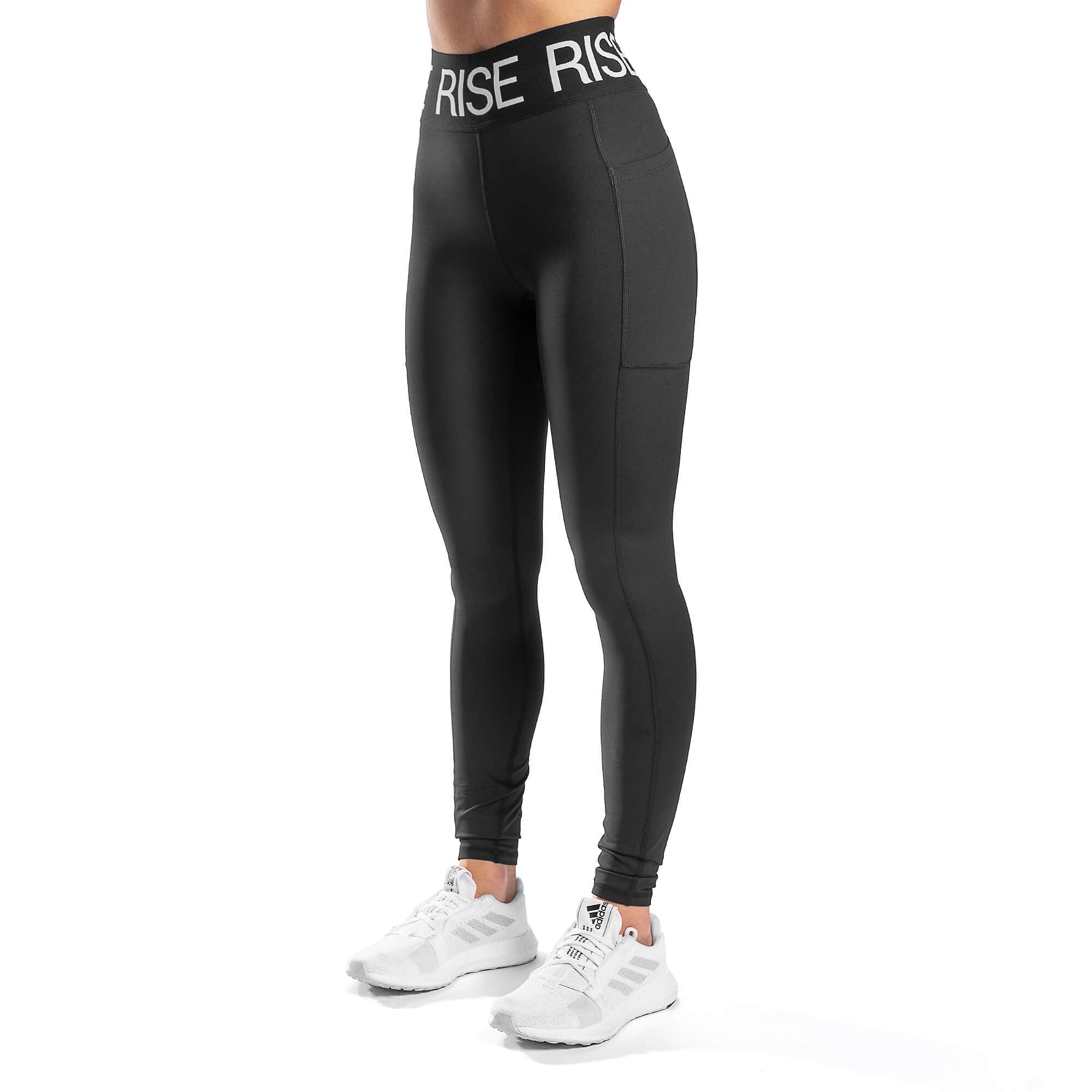 Spirit High Waisted Pockets Leggings - Black