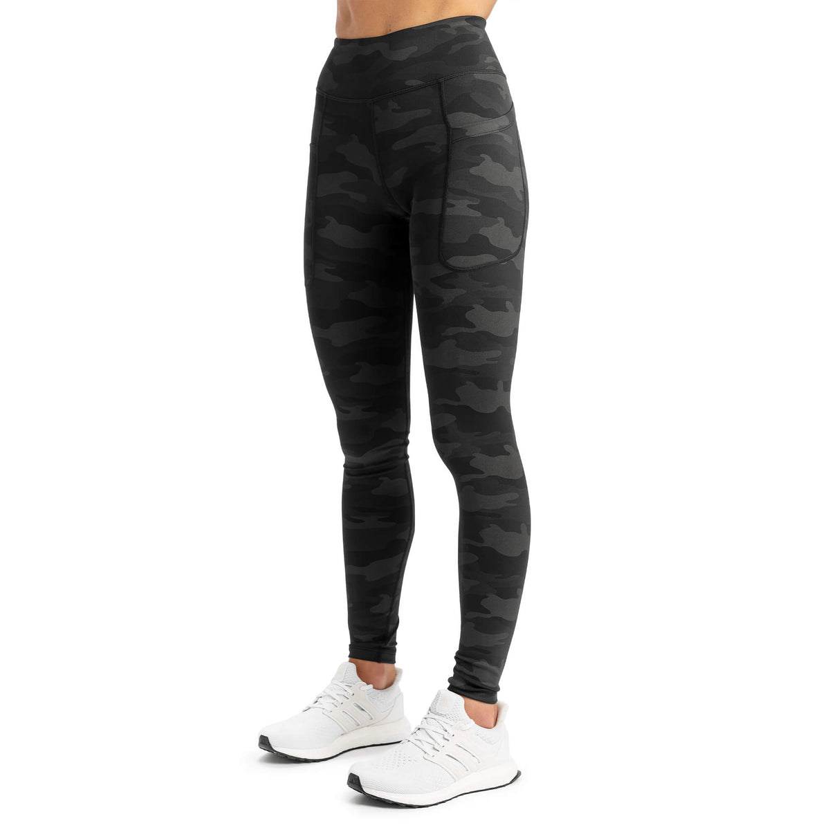 Green Camo High Waist Ultra Soft Premium Yoga Pants Leggings 