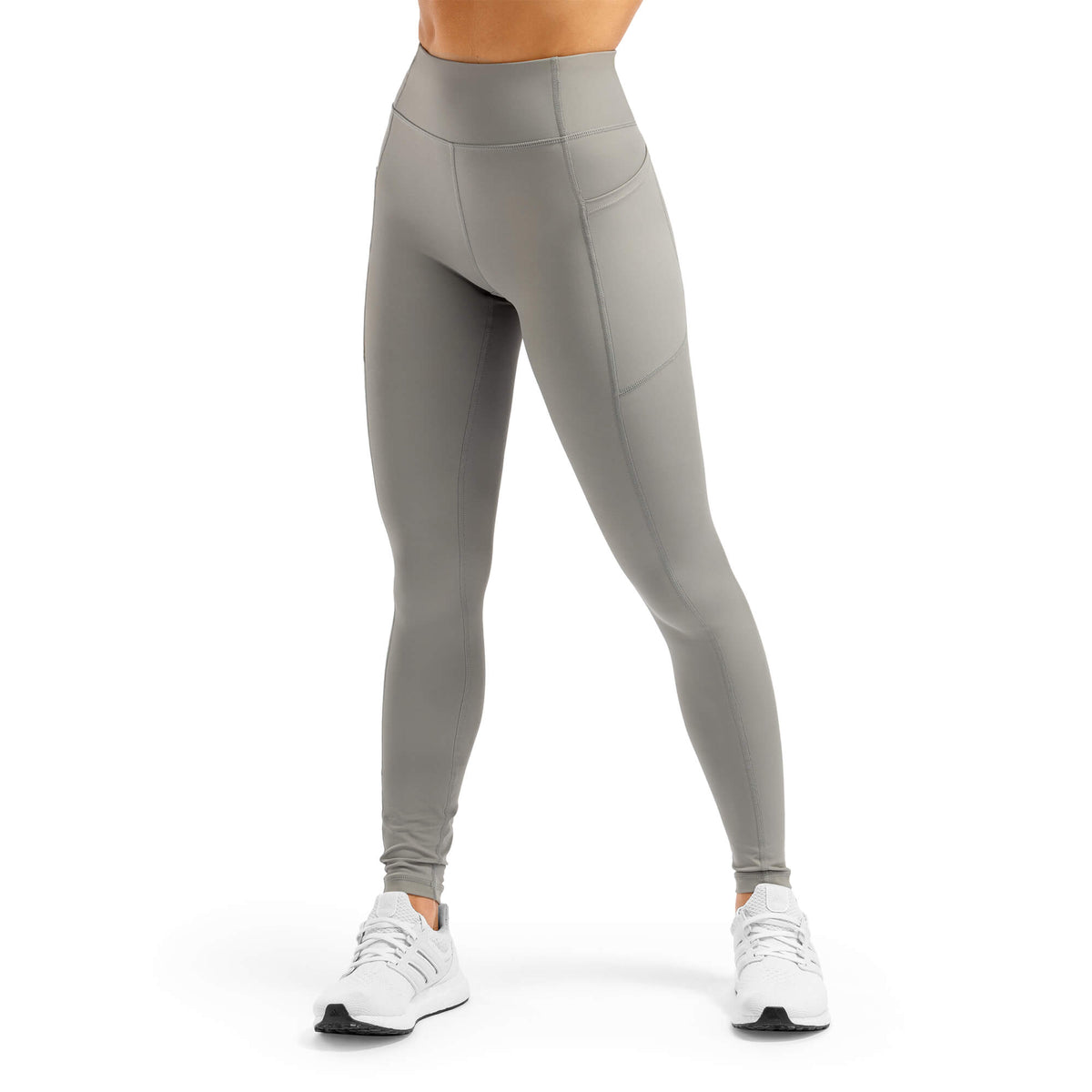 Arsenal High-Waisted Pockets Leggings - Grey