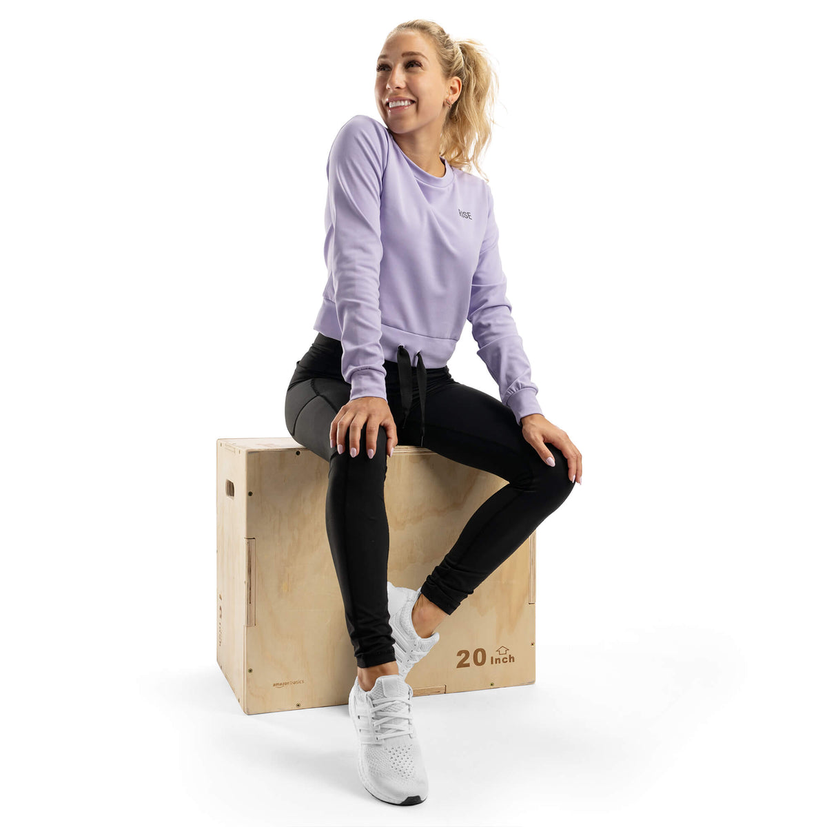 Offshore Fleece Light Crew – Lilac