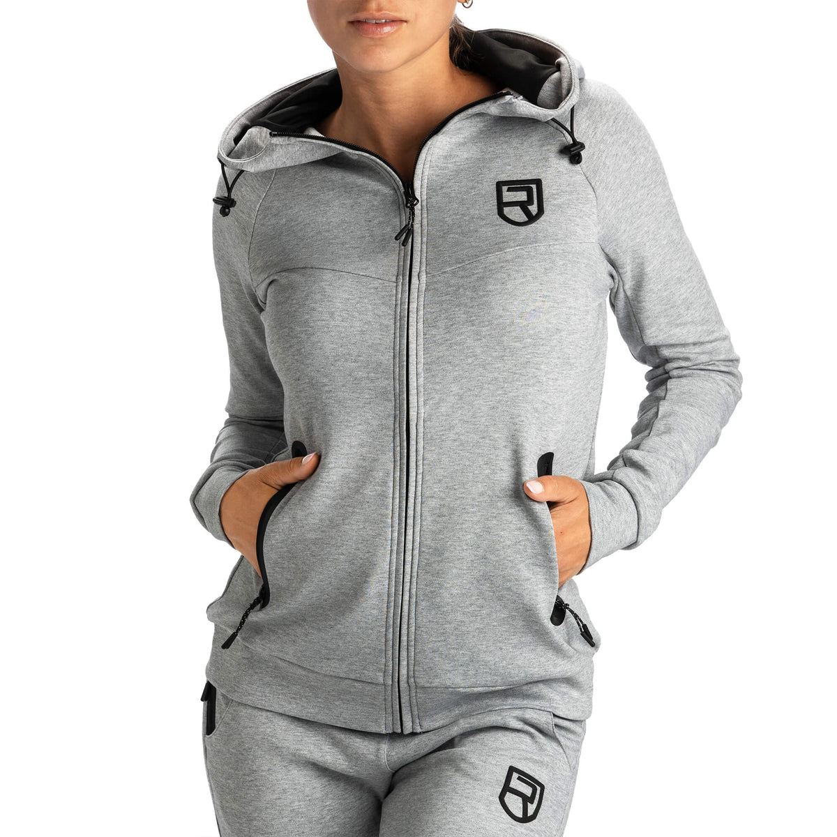 Women&#39;s Peak Hoodie - Light Grey