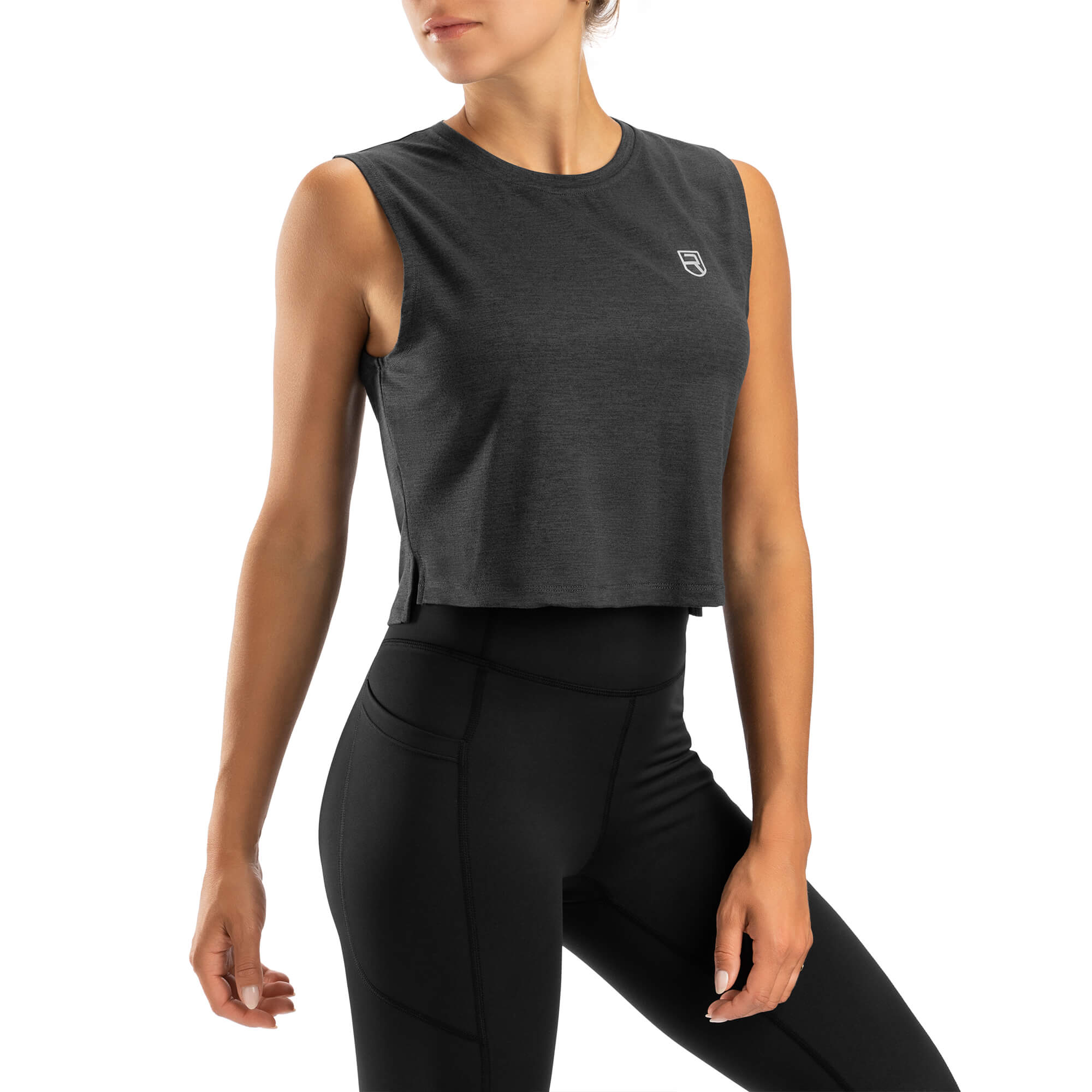 Softest Tank Top – Black Marl